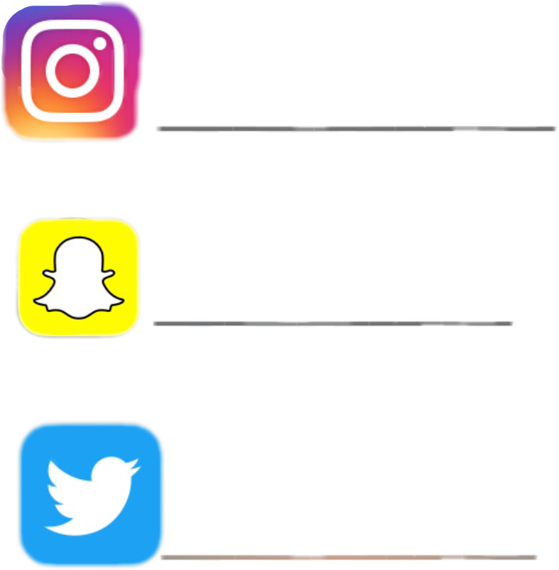 Instagram Clipart Snapchat - Twitter (787x802), Png Download