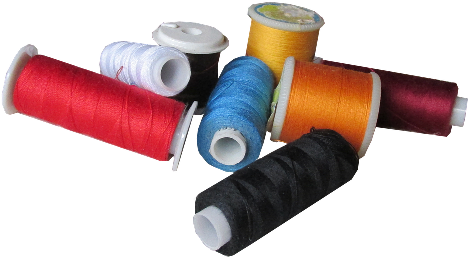 Cotton, Sewing, Thread, Dressmaking - Ladies Tailoring Materials Png (960x556), Png Download