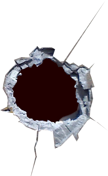 Sw Adminbullet Hole 5 - Download (655x603), Png Download