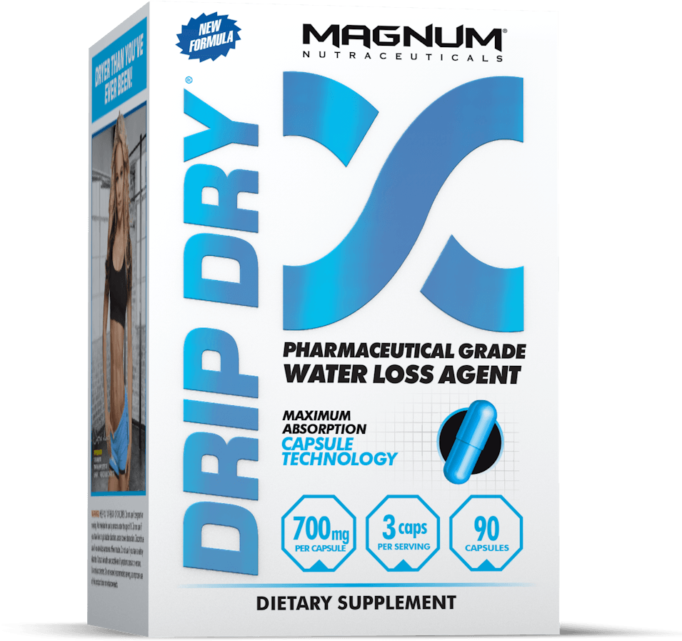 Magnum Nutraceuticals Drip Dry Water Loss Agent - Capsule (1000x1000), Png Download