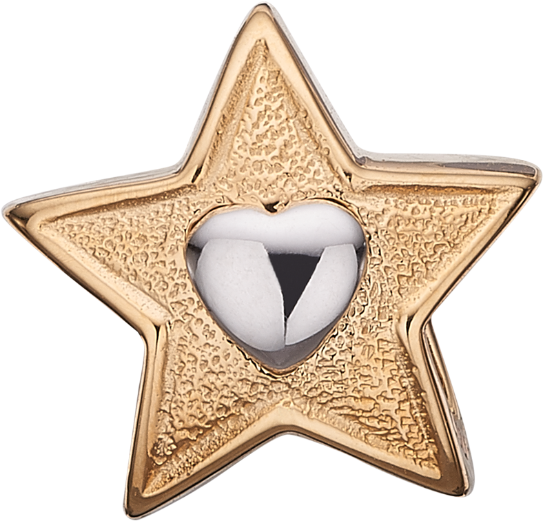 Dreaming Hearts, Gold Plated Charm - Silver (800x800), Png Download