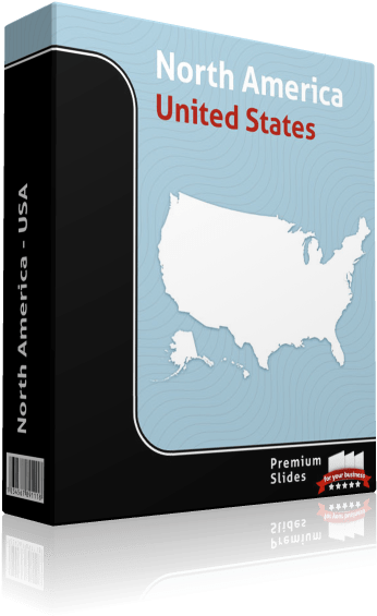 Powerpoint Map Usa - Book (650x620), Png Download