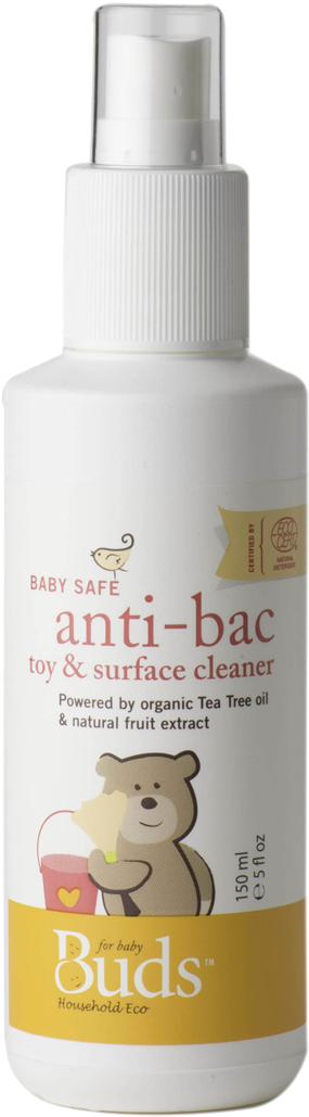 Buds Organics Baby Safe Anti-bacteria Toy & Surface - Toy (1134x1134), Png Download