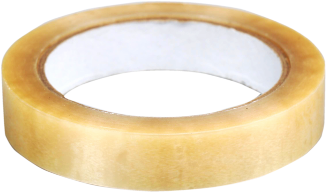 Packing Tape, Pvc, 15mm, 66m, Transparent - Body Jewelry (640x640), Png Download