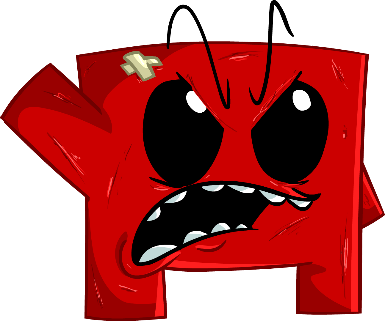 Meat Boy (1294x1080), Png Download