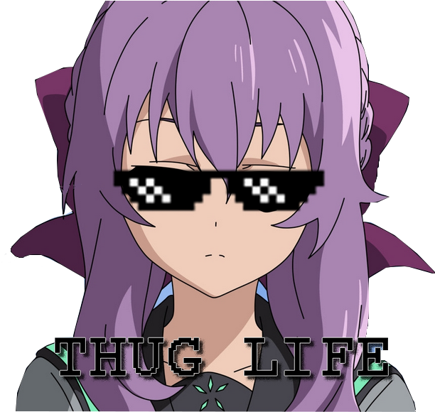 Lien Direct, 2017/23/1496835568 Thug Life - Shinoa Render (800x600), Png Download