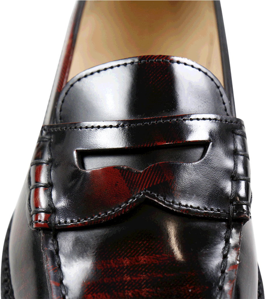 Loafers Mia 1 Brush Check Marlboro Ls - Leather (1024x1024), Png Download