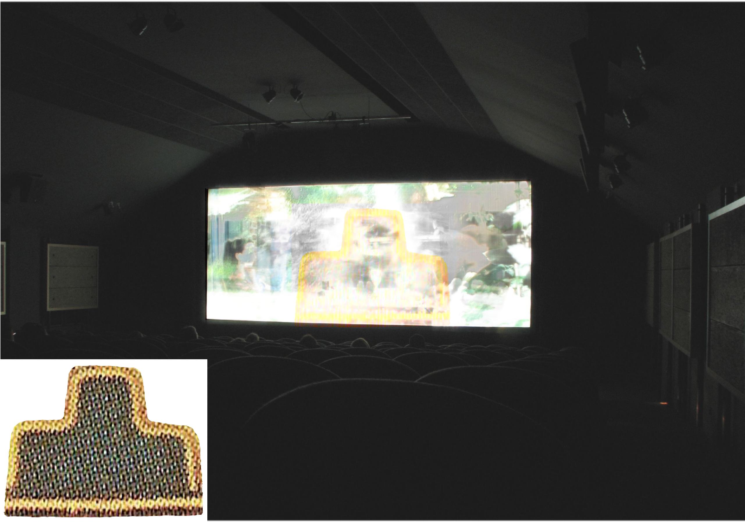 A Suspected On-screen Manifestation, Taken During A - Display Device (2893x1920), Png Download