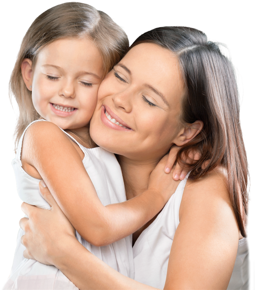 Serving Family Child Care Educators Throughout Massachusetts - Mãe E Filha Abraço (880x1000), Png Download