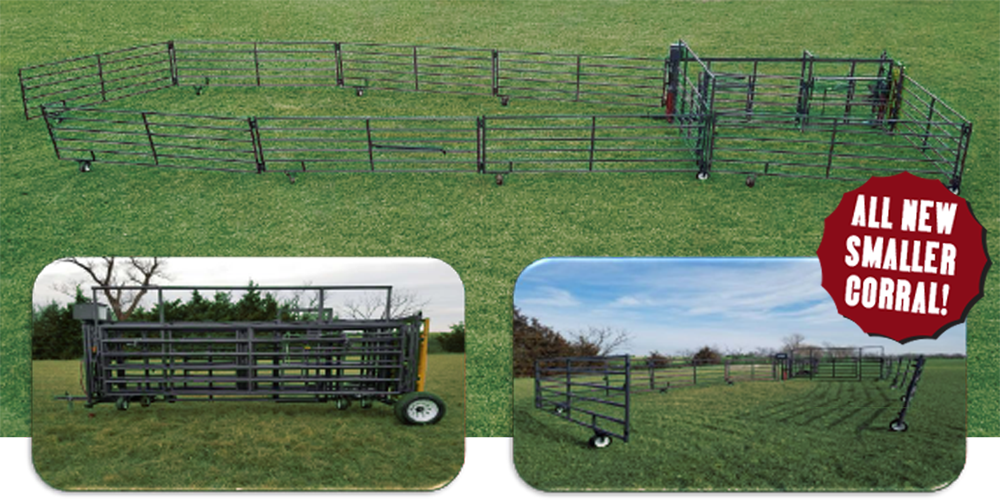Bulldog Wrangler Portable Corral - Grass (1000x500), Png Download