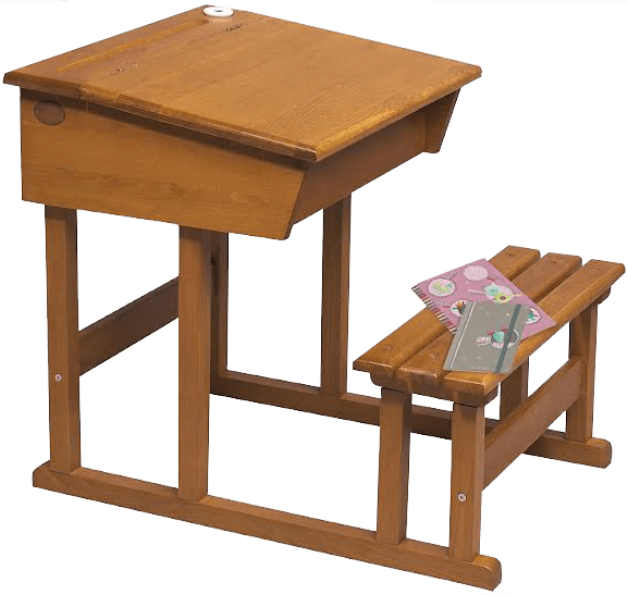 School Desk By Moulin Roty - School Desk (577x547), Png Download