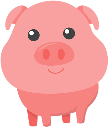 Click And Drag To Re-position The Image, If Desired - Pig (583x700), Png Download