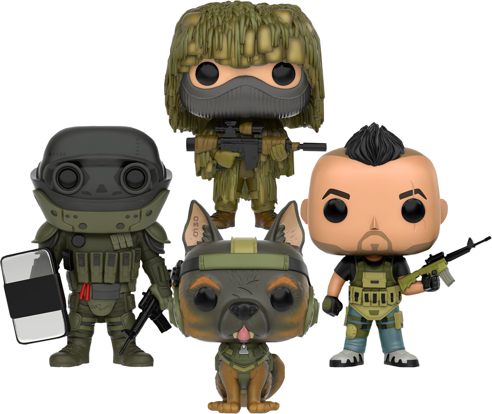 Call Of Duty - Call Of Duty Figurine Pop (1646x1387), Png Download