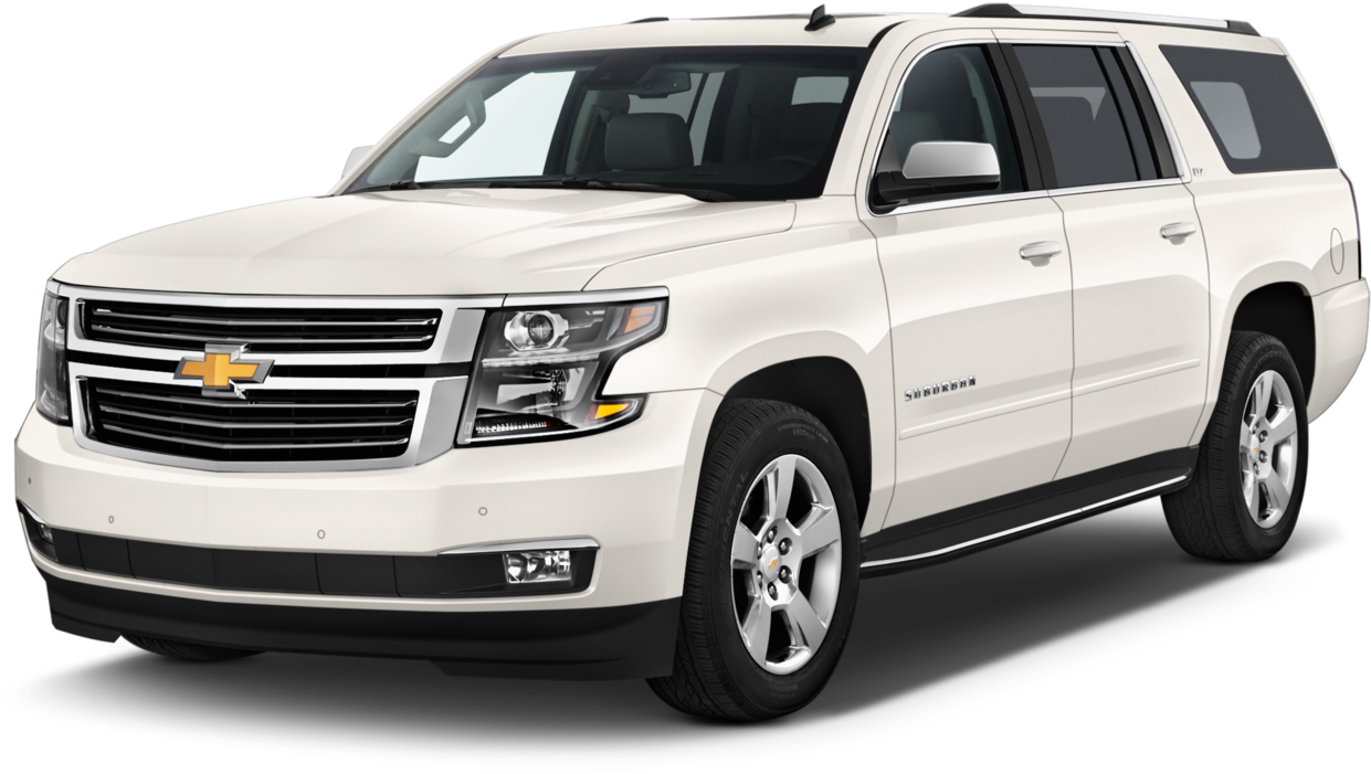 Chevrolet Suv Clipart Png File - 2018 Chevy Suburban White (1360x903), Png Download