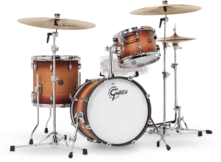 Gretsch Rn2 J483 Stb Renown 3 Piece Drum Set - Gretsch Renown Maple Bop (768x580), Png Download