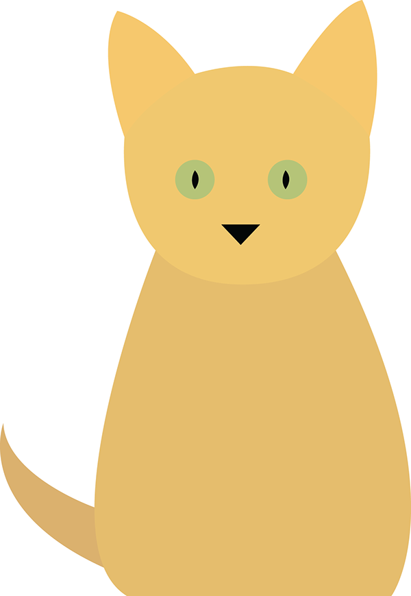 Cute Animals Personal Project - Domestic Short-haired Cat (600x869), Png Download