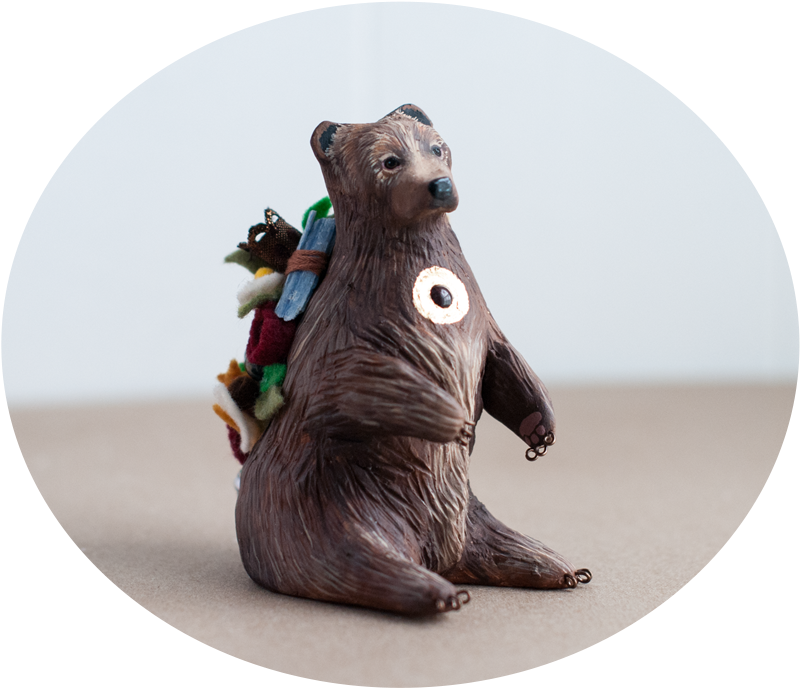 Sacred Animal Sculpture- The Carrier Of Woodland Magic (1200x800), Png Download