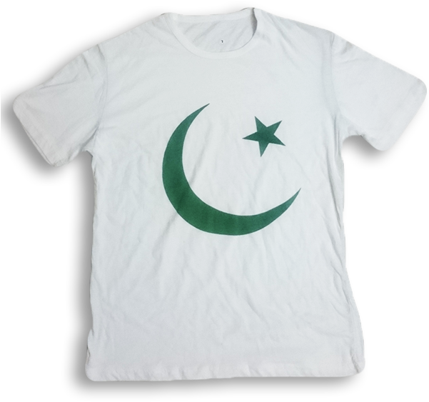 Pakistani Flag T Shirt Rs 299/ - T-shirt (600x600), Png Download