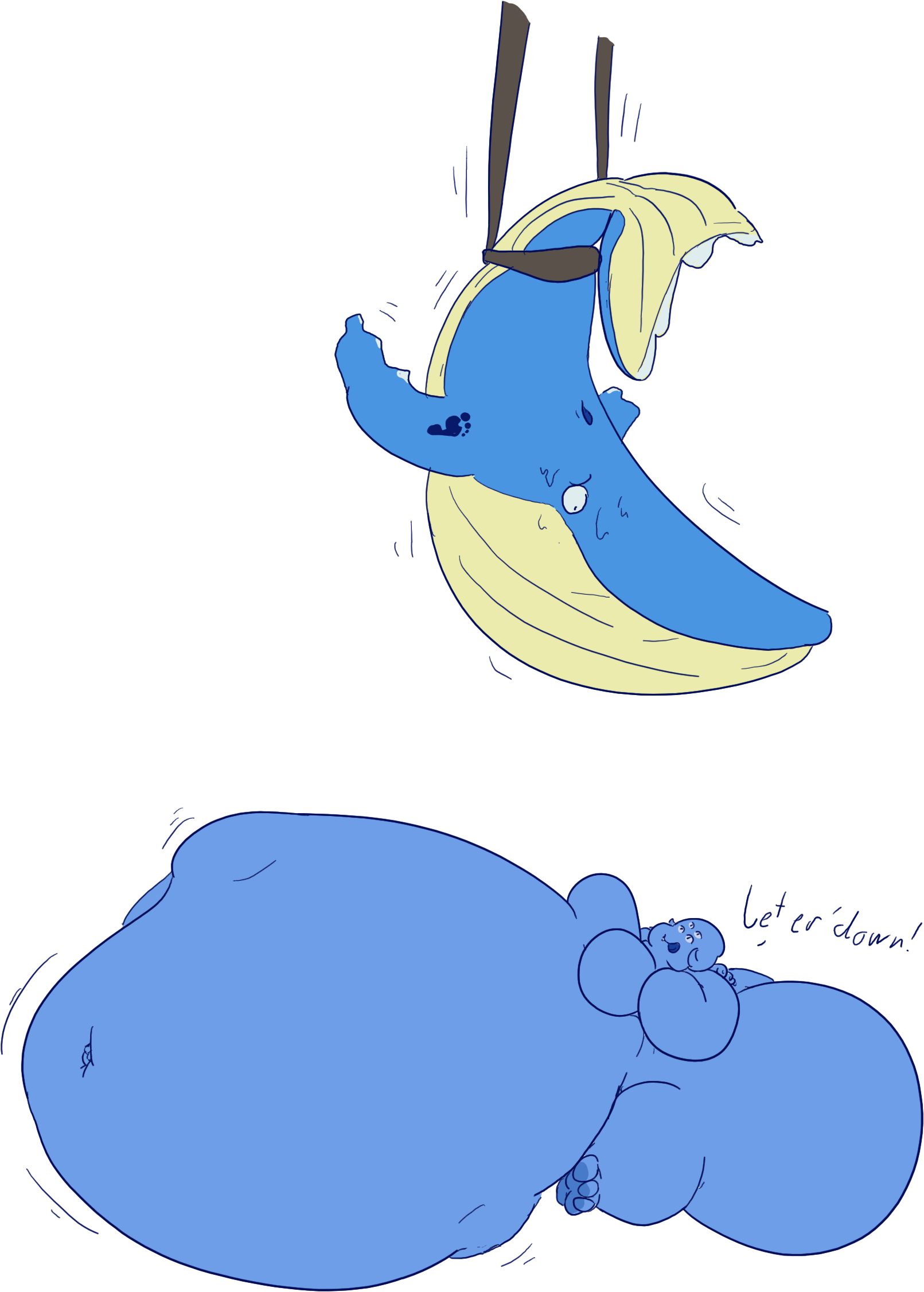 Blue Whale Clipart Bleu - Cartoon (1839x2410), Png Download