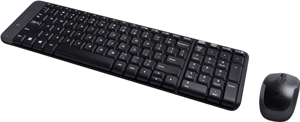 Logitech Keyboard & Mouse Combo - Havit Kb585gcm Gaming Wireless Keyboard & Mouse (652x560), Png Download