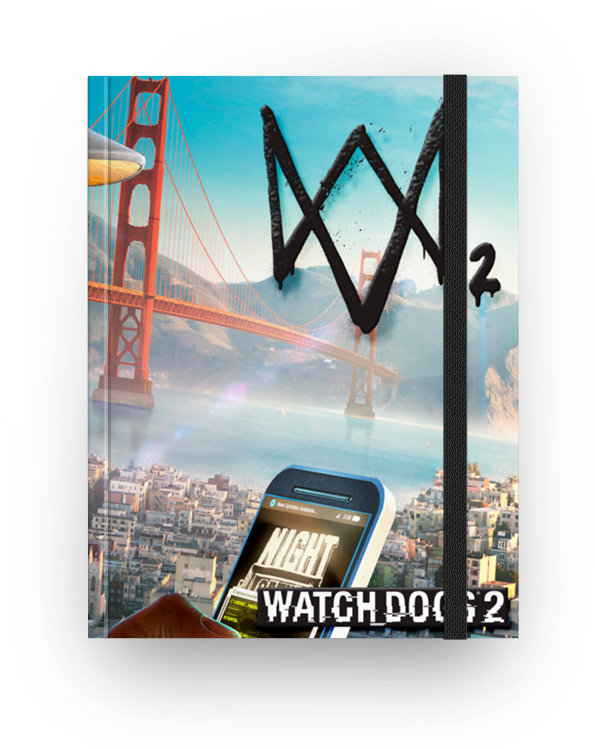 Caderno Watch Dogs - Flyer (800x800), Png Download