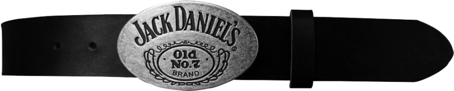 Jack Daniel S Black Belt With Classic Old No - Belt (900x900), Png Download