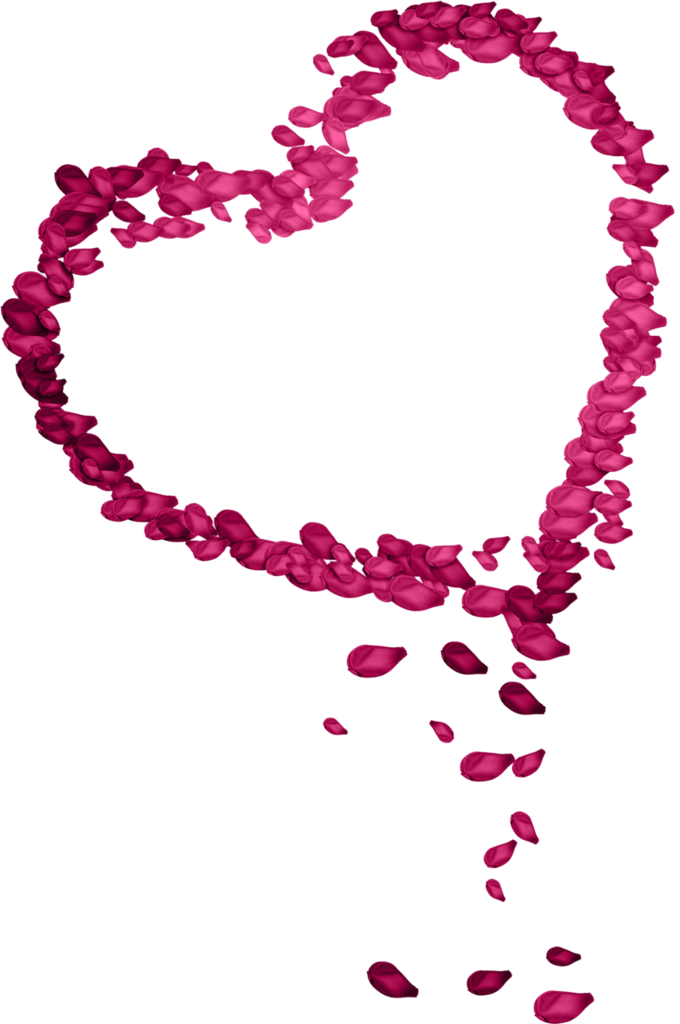 Рамки Сердечки На Прозрачном Фоне (680x1024), Png Download