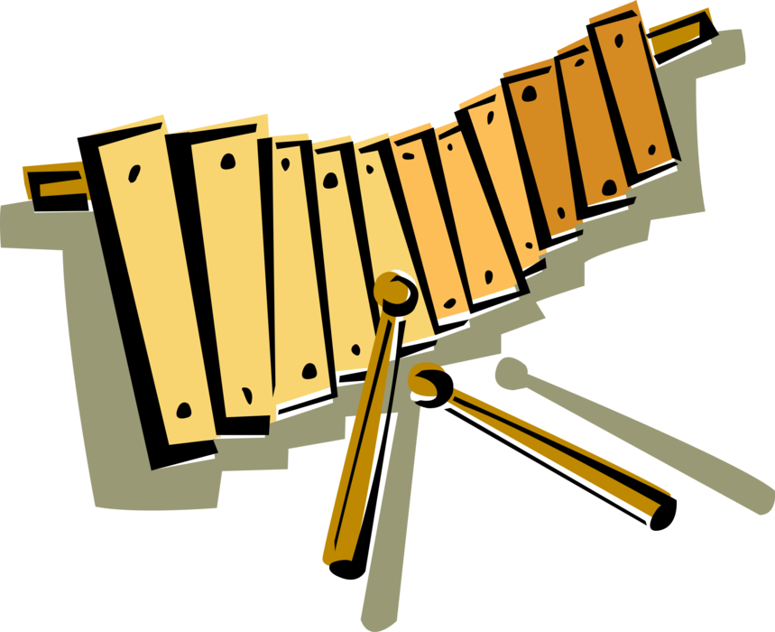 More In Same Style Group - Marimba Clip Art (859x700), Png Download