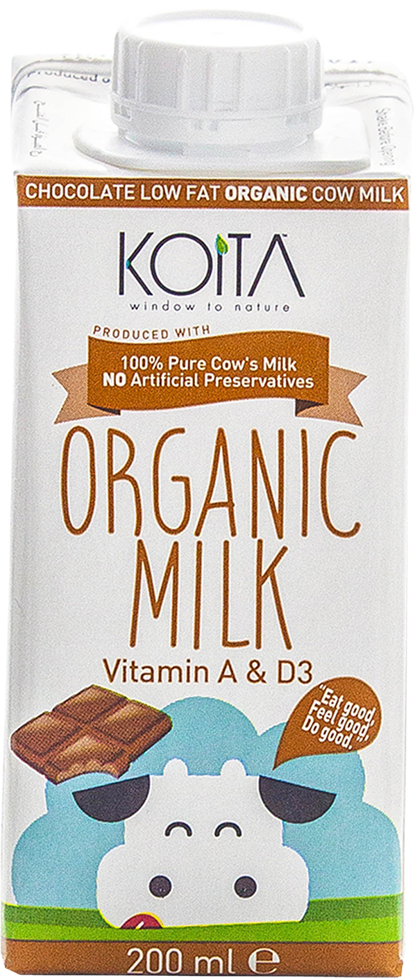Organic Chocolate Milk - Health Shake (1099x3085), Png Download