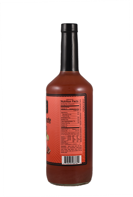Pomegranate Mojito - Glass Bottle (632x632), Png Download