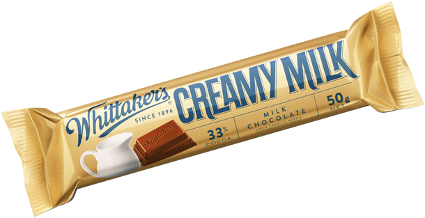 Creamy Milk - Whittaker's Chocolate Almond Gold (700x500), Png Download
