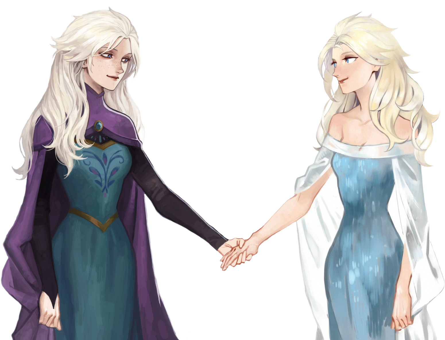 Queen Elsa Fan Art (1630x1184), Png Download