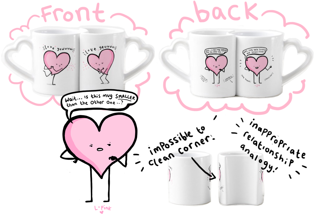 Buy Your Loved One These Lovely Love Mugs (1104x766), Png Download