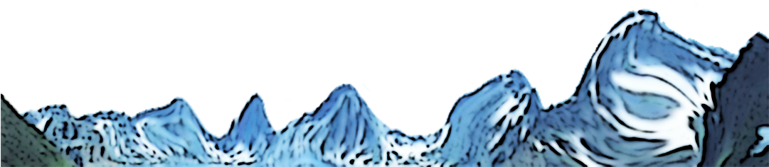 Image Of Snow Mountain Range Created In Maya Before, - Snow (1080x360), Png Download