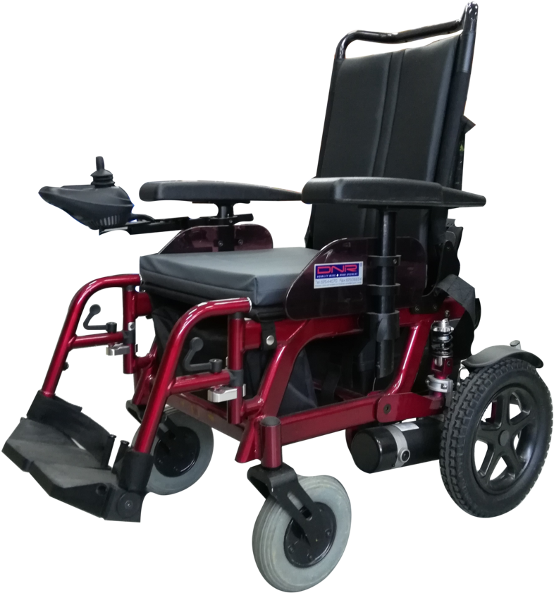 Download Qs1441 Powerchair Motorized Wheelchair Full Size PNG Image