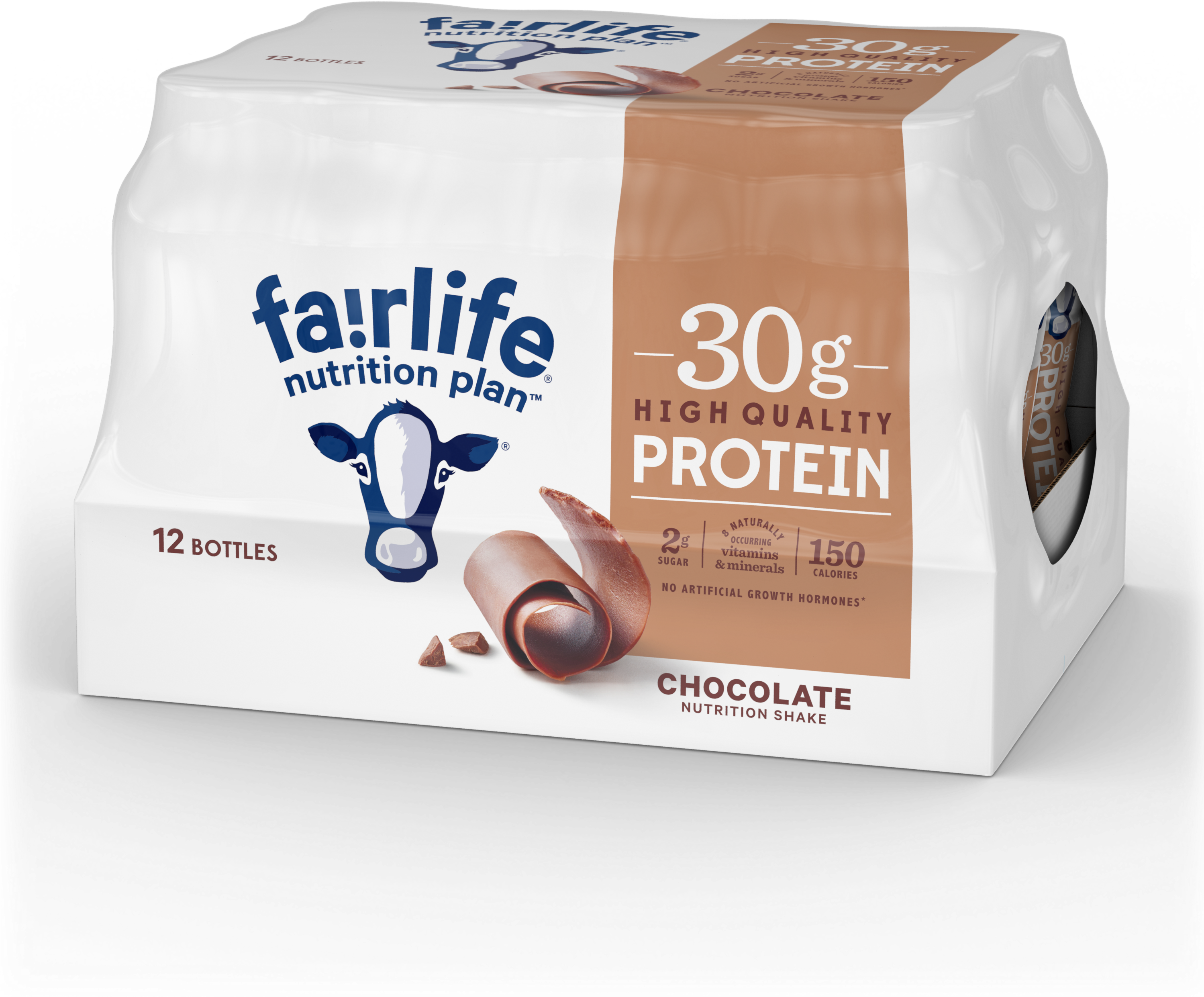 New Fairlife Nutrition Plan - Fairlife Chocolate Protein Shake (3000x3000), Png Download
