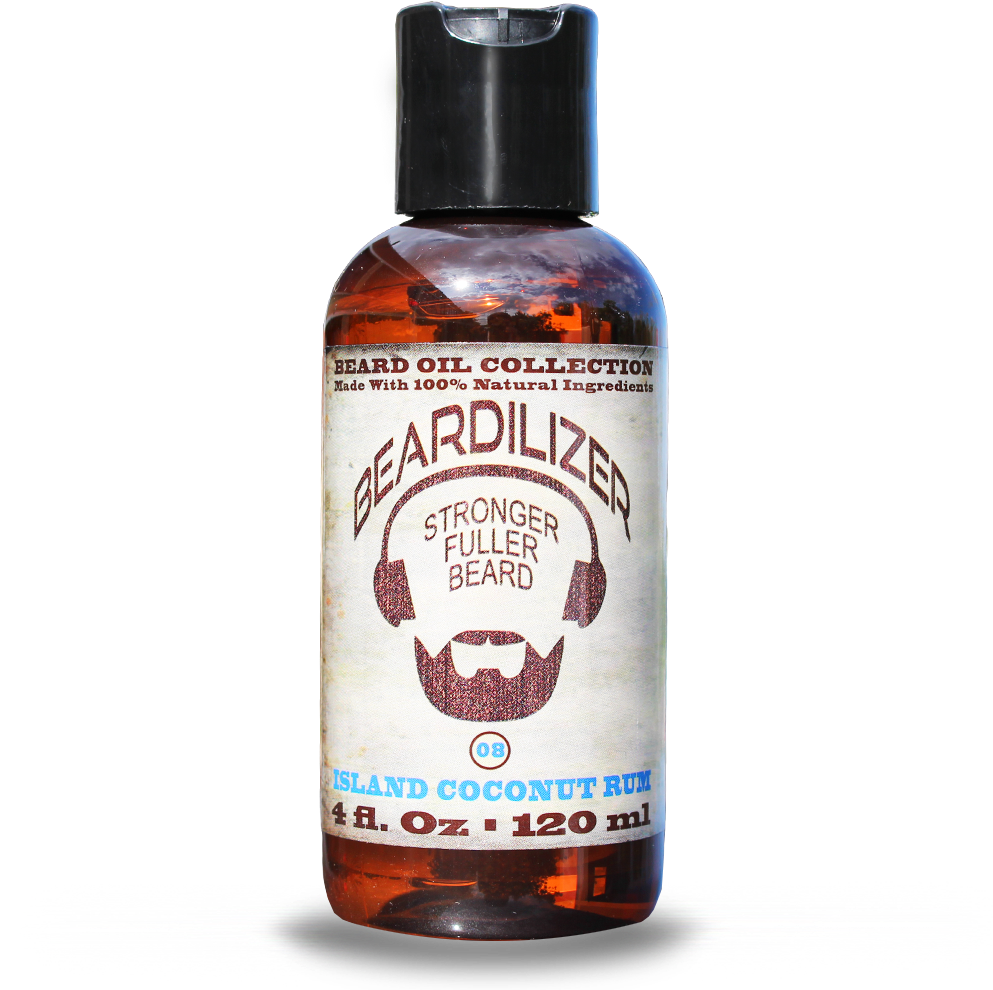 Island Coconut Rum Beard Oil - Huile Beardilizer (1000x1000), Png Download