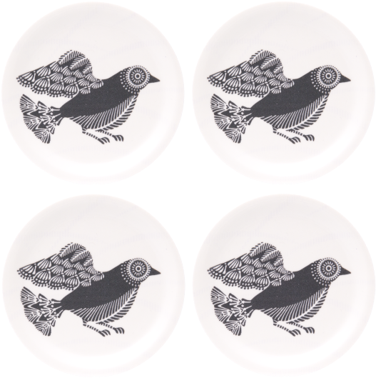 Doves, White - Coasters - Black Bellied Plover (600x571), Png Download
