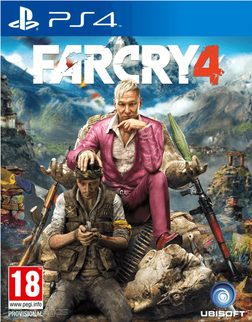 Far Cry - Far Cry 4 Ps4 Cover (552x700), Png Download
