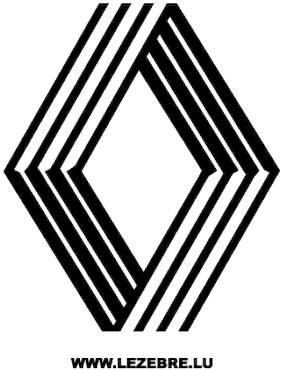 Renault Logo Ancien - Victor Vasarely Logo Renault (800x800), Png Download