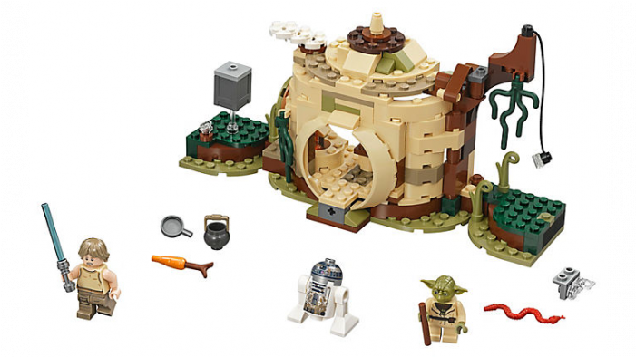 Lego Star Wars Yodas Hut - Lego Star Wars Yodova Chatrc (700x700), Png Download