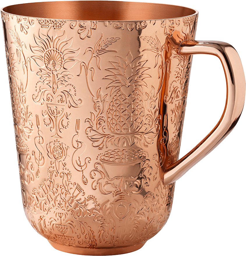 Copper Moscow Mule Mugs Cups - Absolut Elyx Copper Mug (1000x1000), Png Download