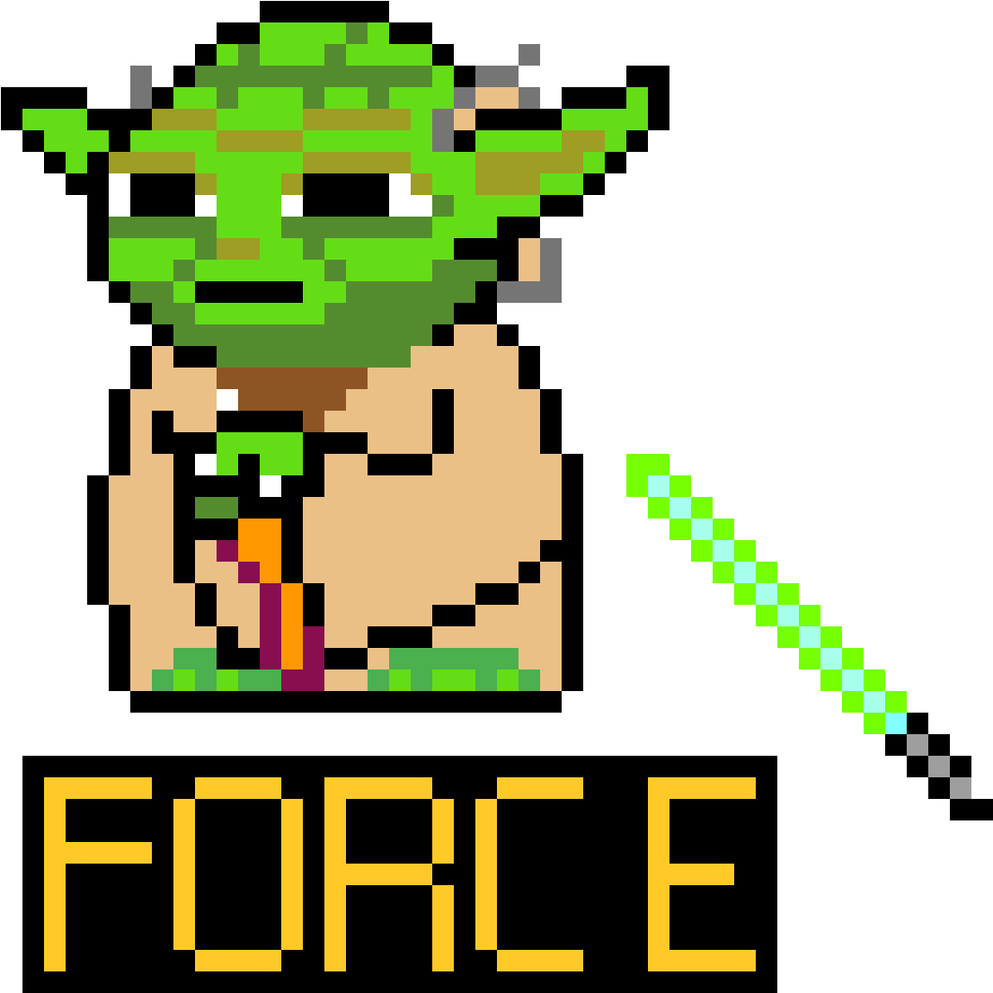 Yoda Starwars Project - Yoda Perler Pattern (1200x1200), Png Download