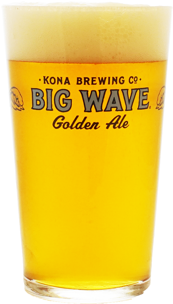 Kona Big Wave Pint Glass - Big Wave Pint Glass (570x1000), Png Download