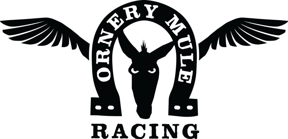 Ornery Mule Racing Black (1000x483), Png Download
