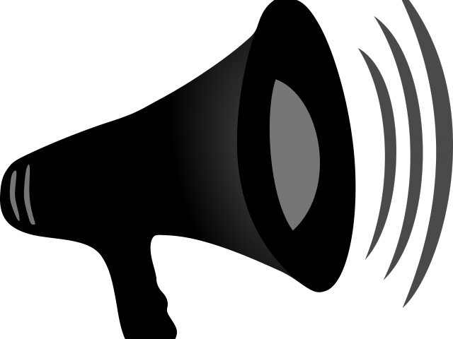 Speakers Clipart Red Cheer Megaphone - Megaphone Png (640x480), Png Download