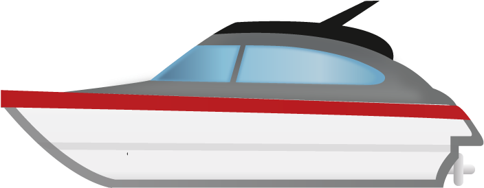 Racing Boat - Speedboat (1024x1024), Png Download