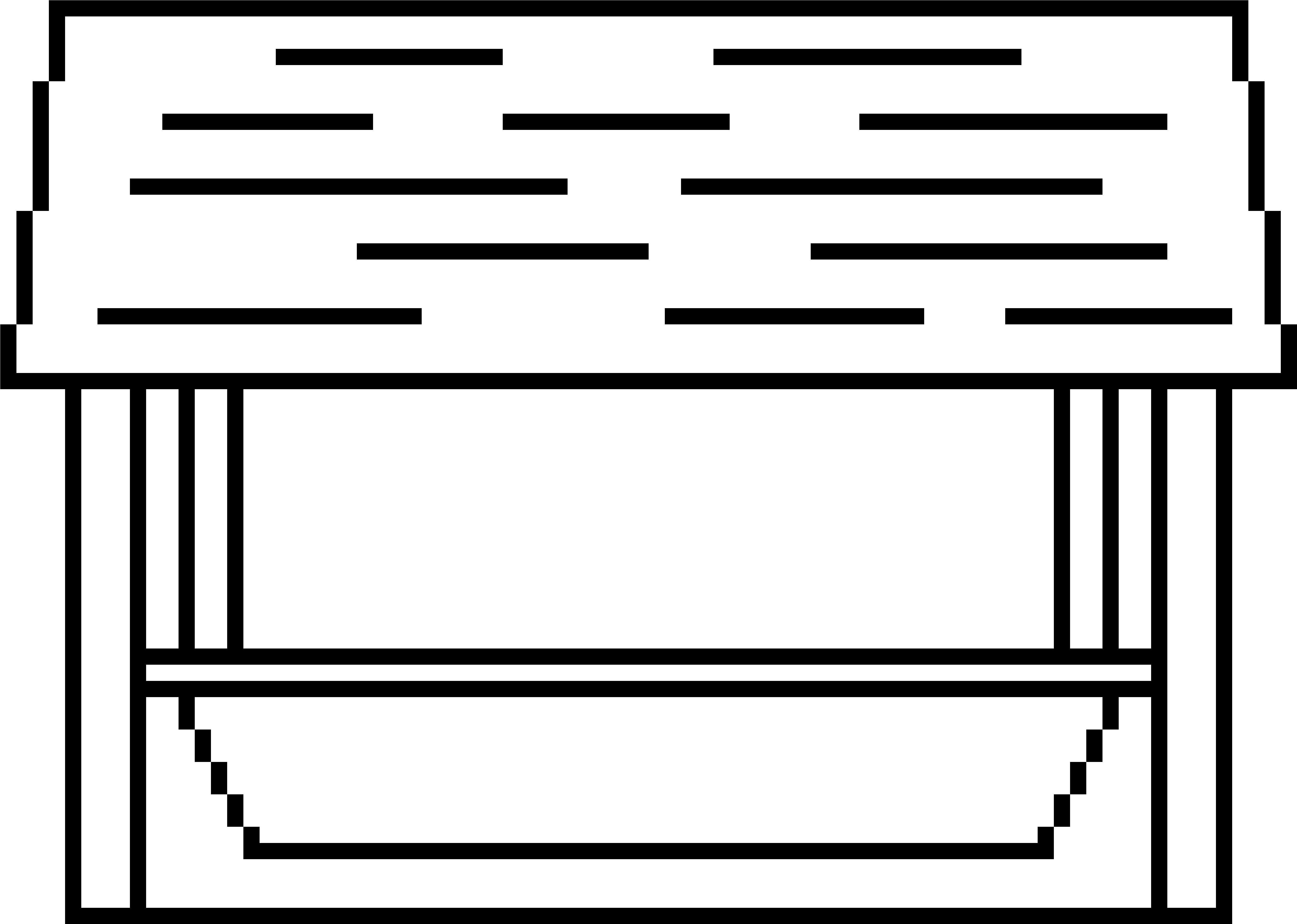Stall Pixel Art (5950x4410), Png Download