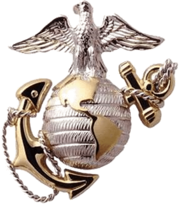 Transparent Emblem Marine Corp League Seacoast - Marine Corps (596x679), Png Download