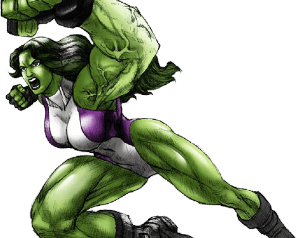 She Hulk Png (640x480), Png Download